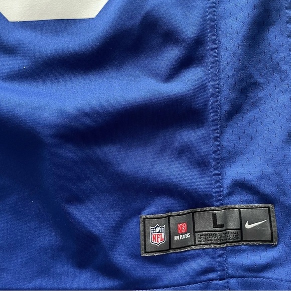 Eli Manning #10 New York Giants Youth Large Blue NFL Jersey - Picture 5 of 8